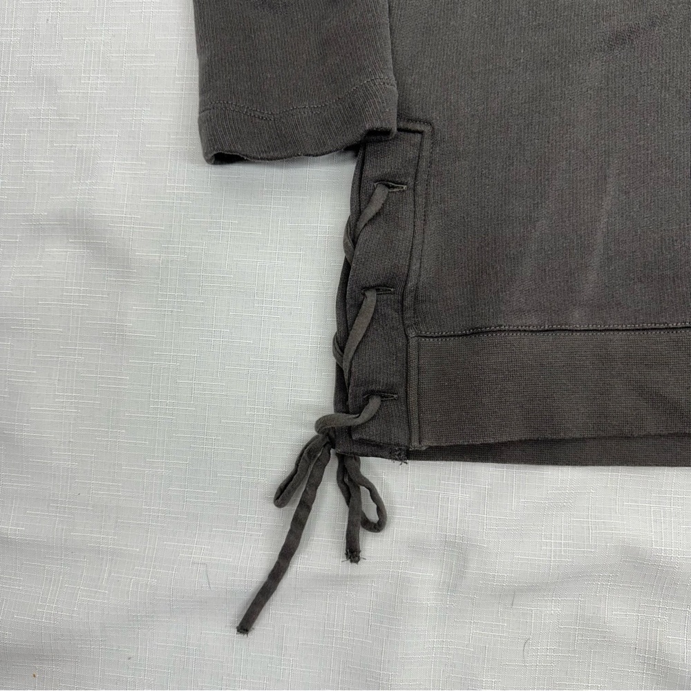 Majestic Filatures Women's Size 2 Small Gray Tie Side Boatneck Shirt - Picture 9 of 16